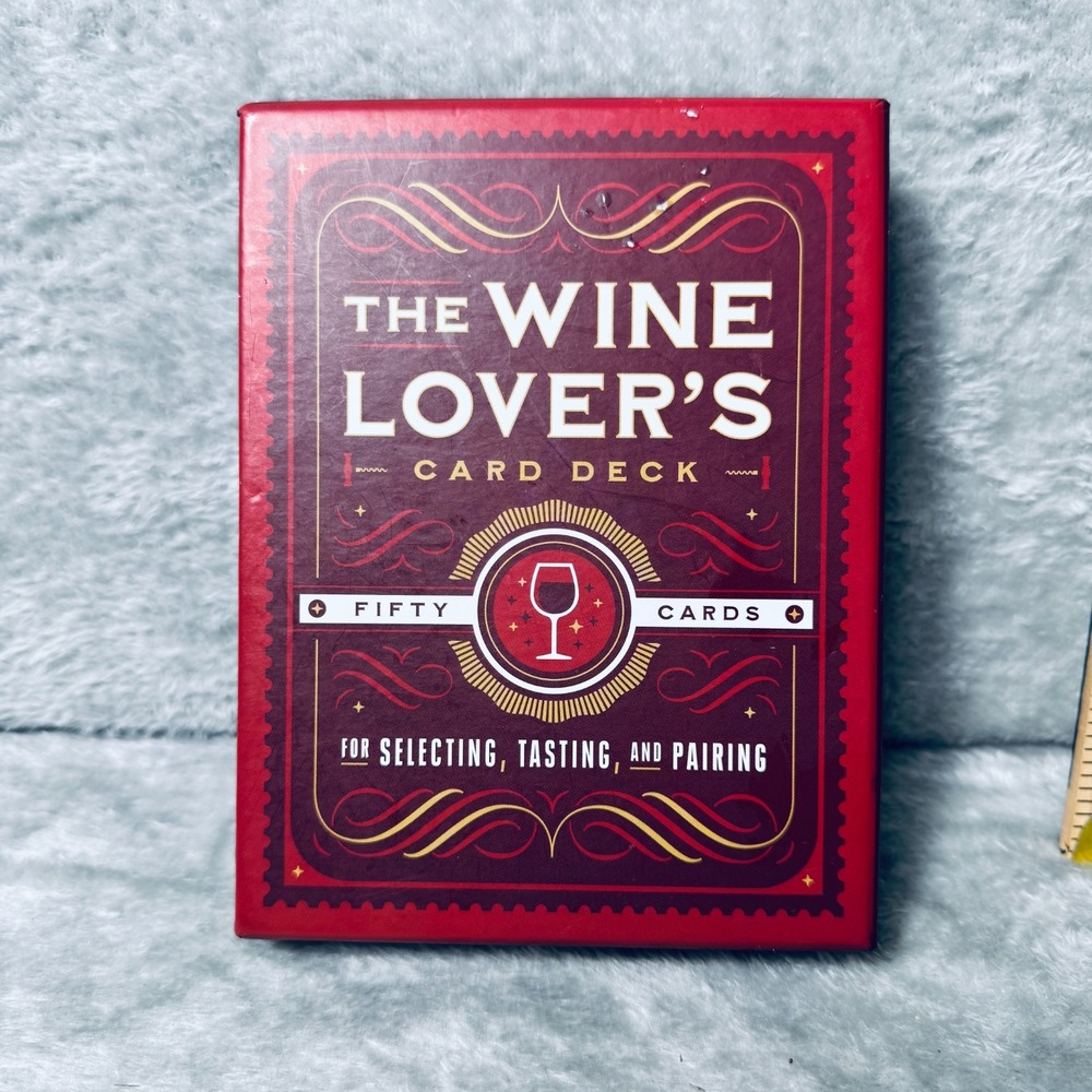 The Wine Lover's Card Deck 50 Cards –Selecting Tasting Pairing Guide –‎ Artisan